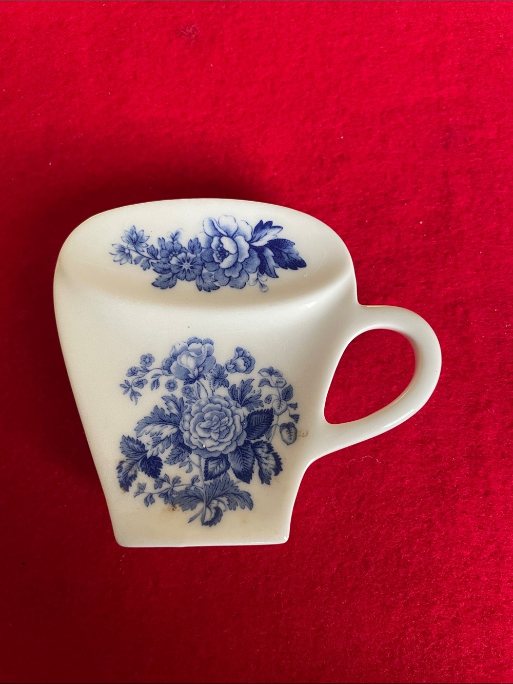 Spode L0906 Tea Bag Holder/Cup-Shaped Spoon Rests w/ Handle